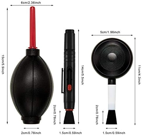 Patelai Camera Cleaning Kit Include Cleaning Pen Brush, Blower Brush Dust Cleaner, Air Blaster Blower Lens Cleaning Kit for Camera, SLR, Telescope, Magnifying Glass, Phone - Image 2